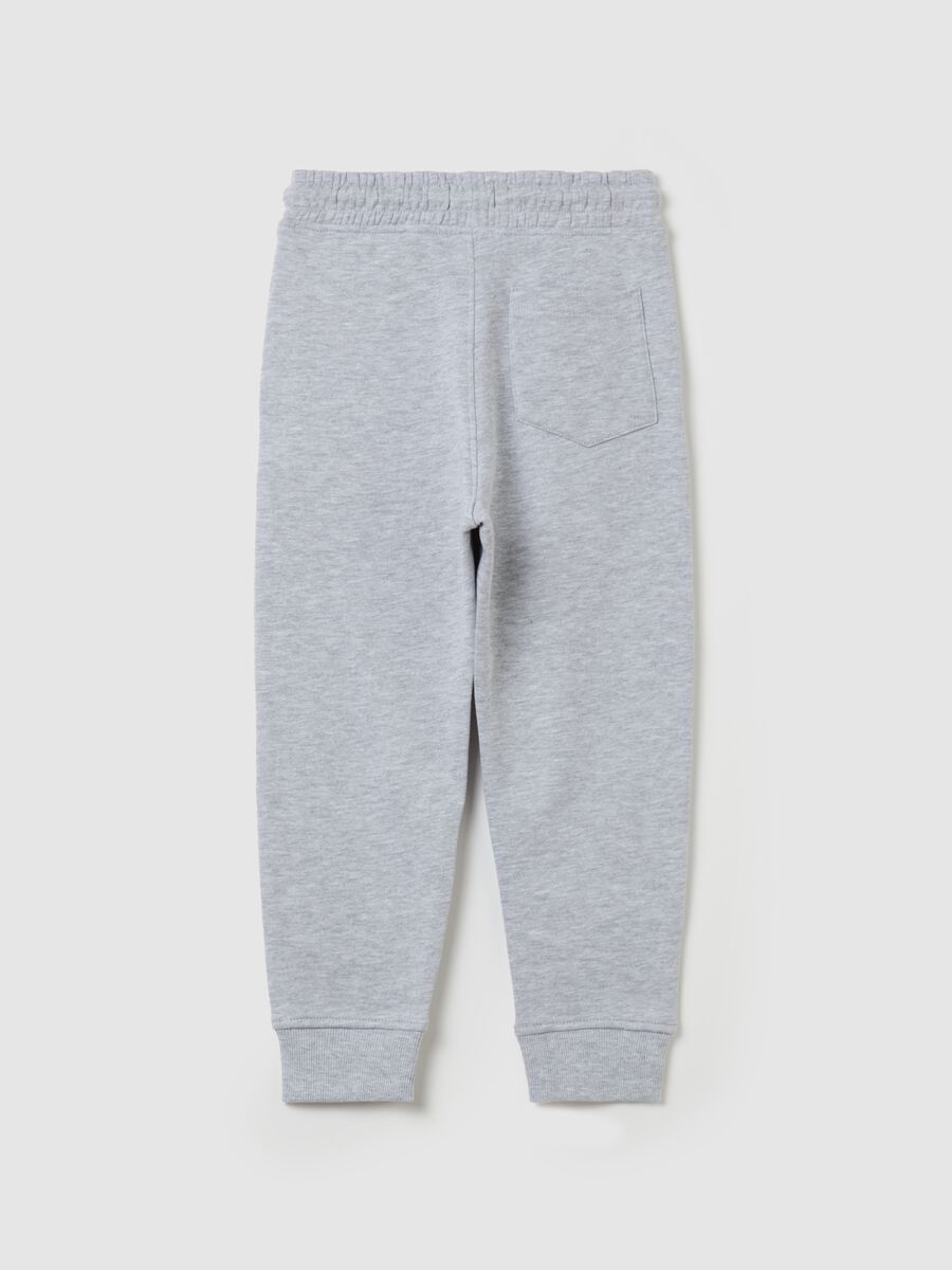 Joggers in organic cotton with drawstring_1