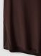 Brown pure viscose V-neck T-shirt, regular fit_6