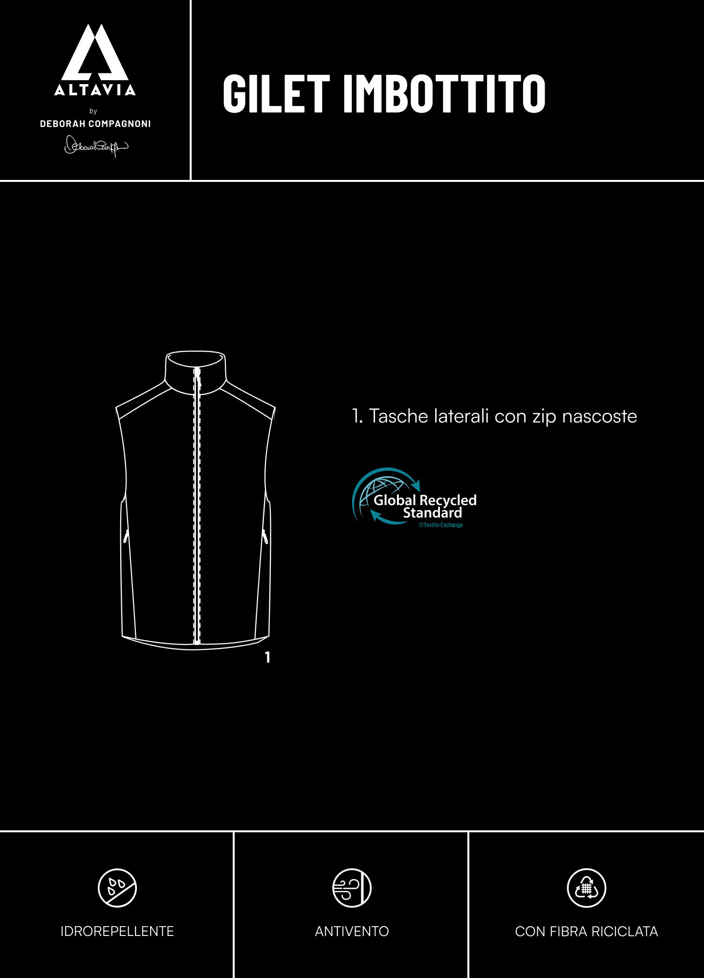 ALTAVIA WITH DEBORAH COMPAGNONI Padded Vest