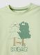 Children's green pure cotton pyjamas regular fit with tree print_2