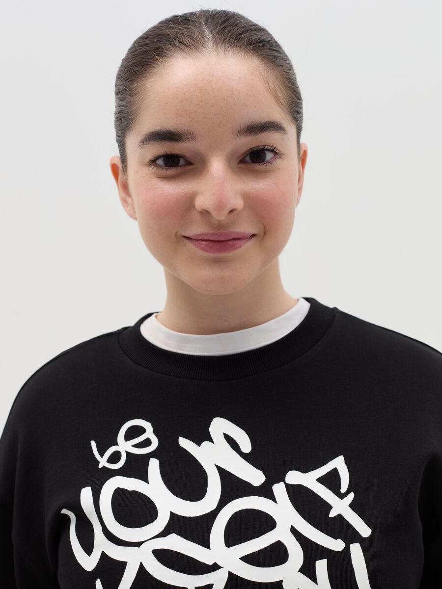 French terry sweatshirt with print_2