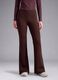 Brown flared leggings in breathable stretch fabric ALTAVIA STUDIO_3