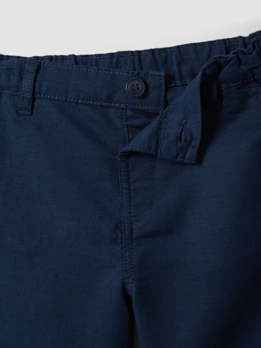 Multicolour pure cotton shirt and shorts set for baby boys_3