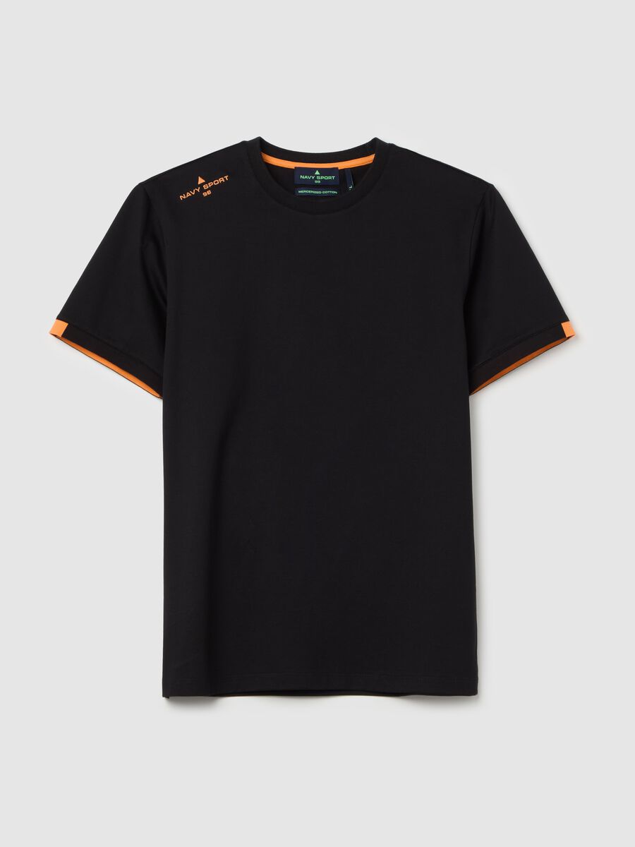 T-shirt with logo embroidery_4
