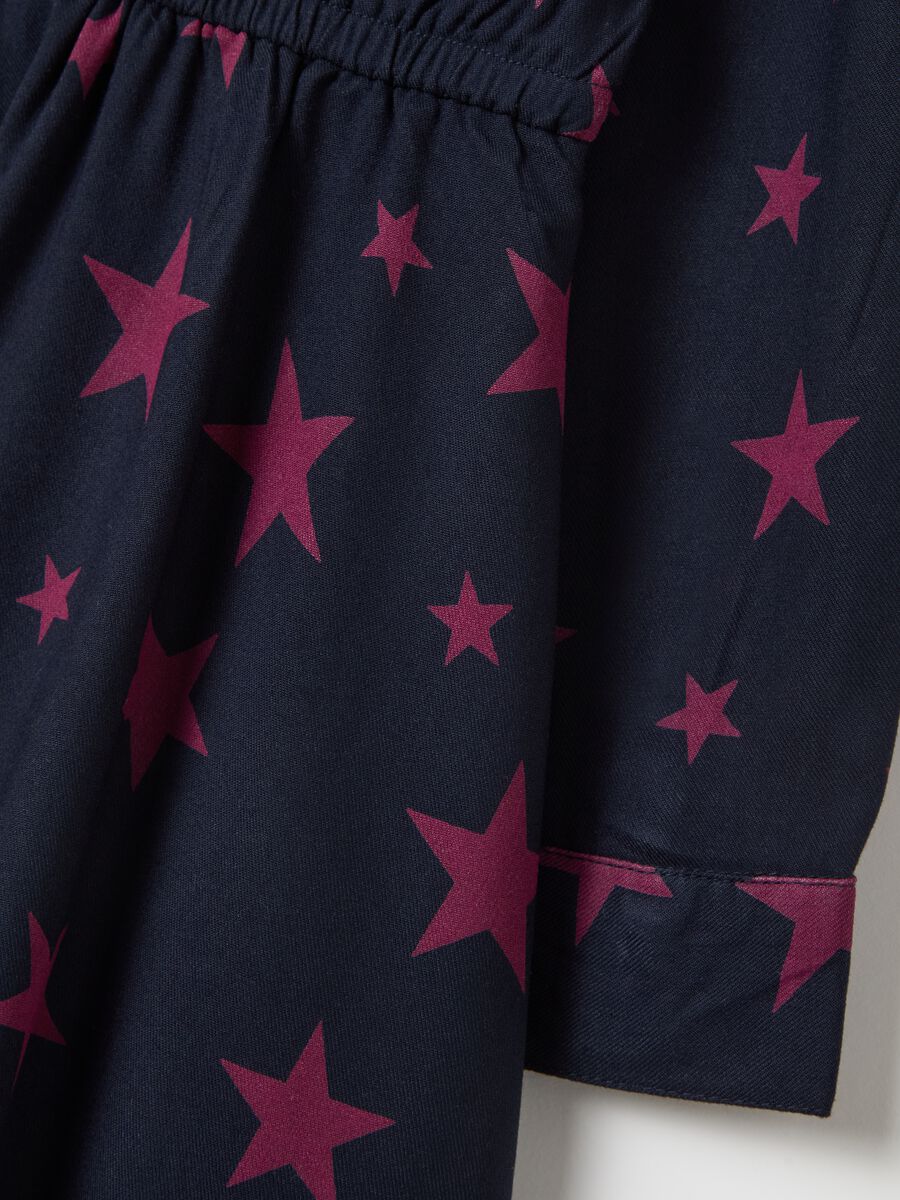 Shirt dress with all-over stars print_3
