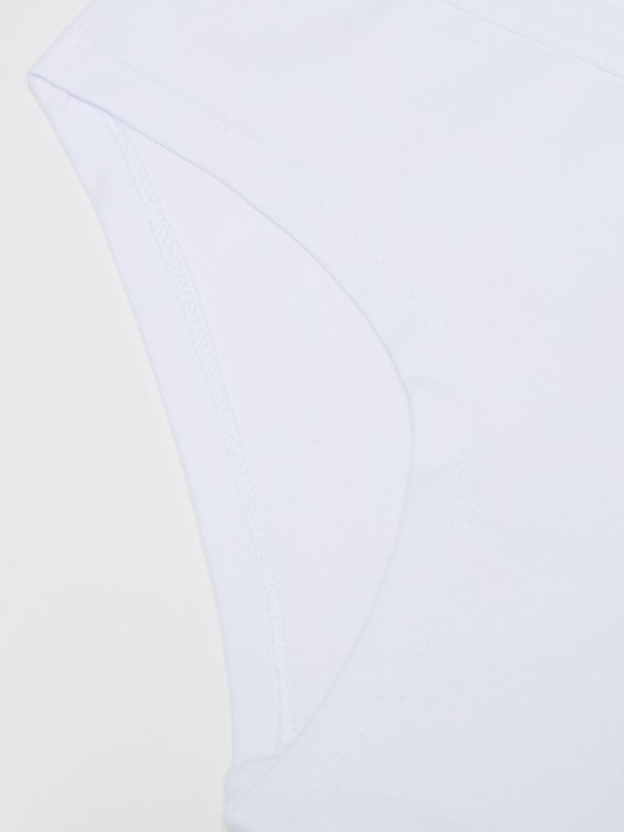 Culotte in cotone stretch con cuore di strass _2