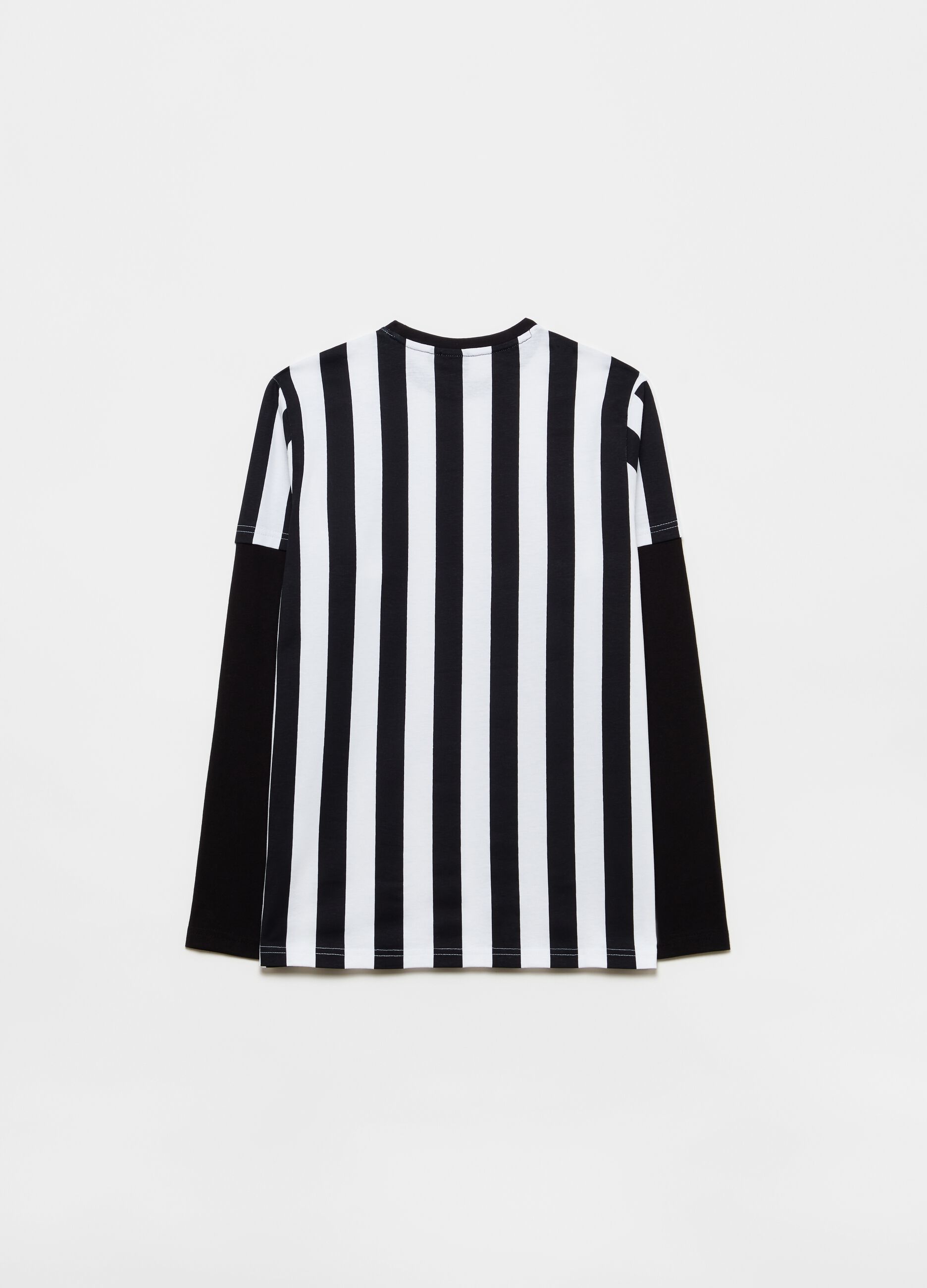 Long-sleeved T-shirt with Juventus print