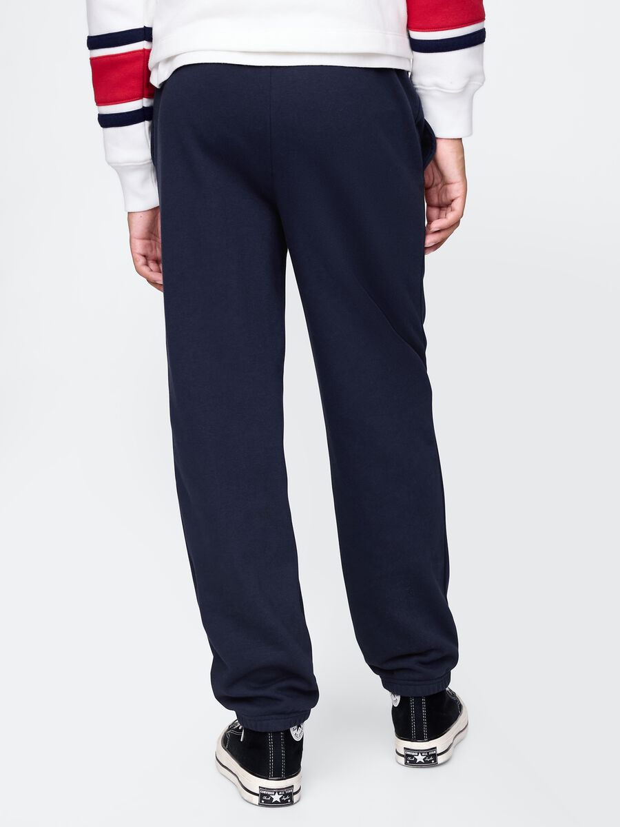 GAP Kids navy blue cotton-blend trousers_2