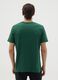 Green pure cotton T-shirt regular fit_3
