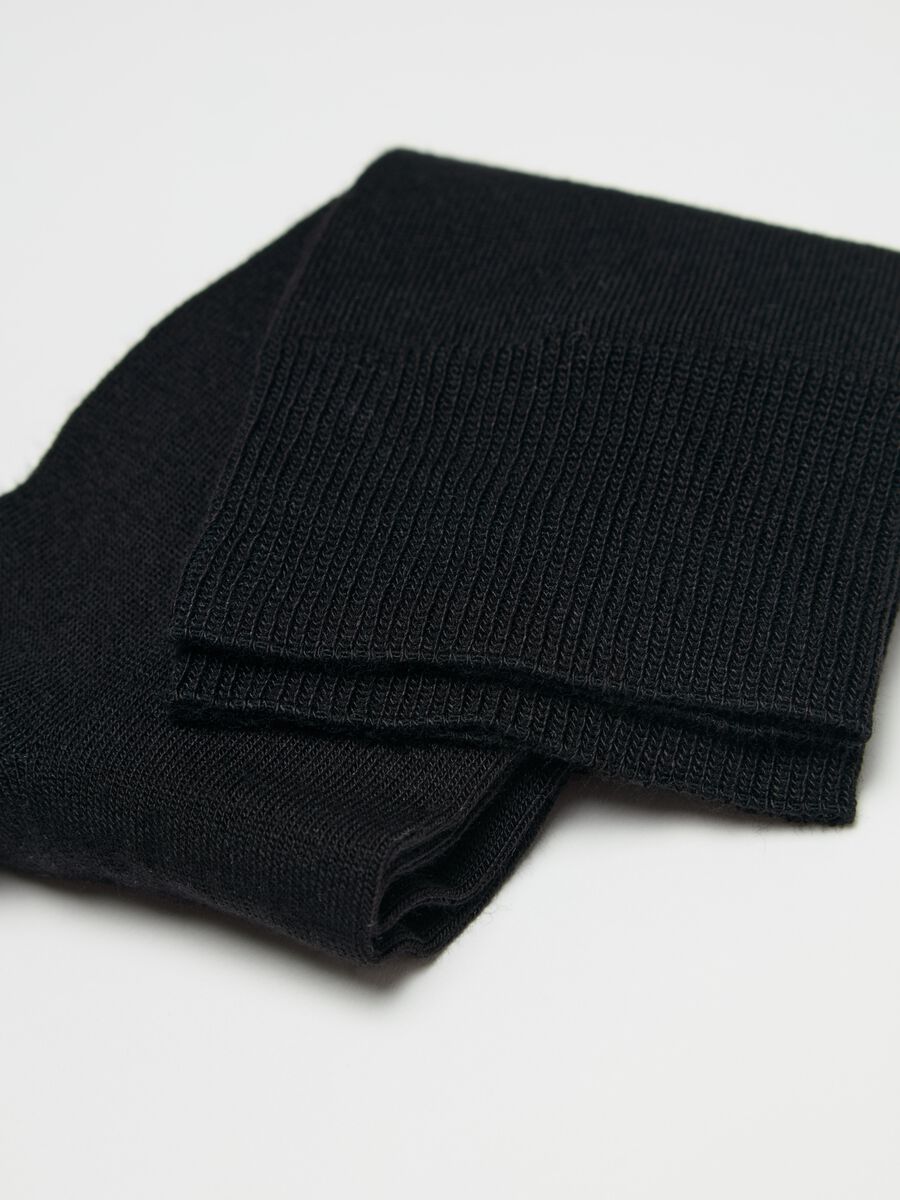 Two-pair pack midi socks in bamboo viscose_2