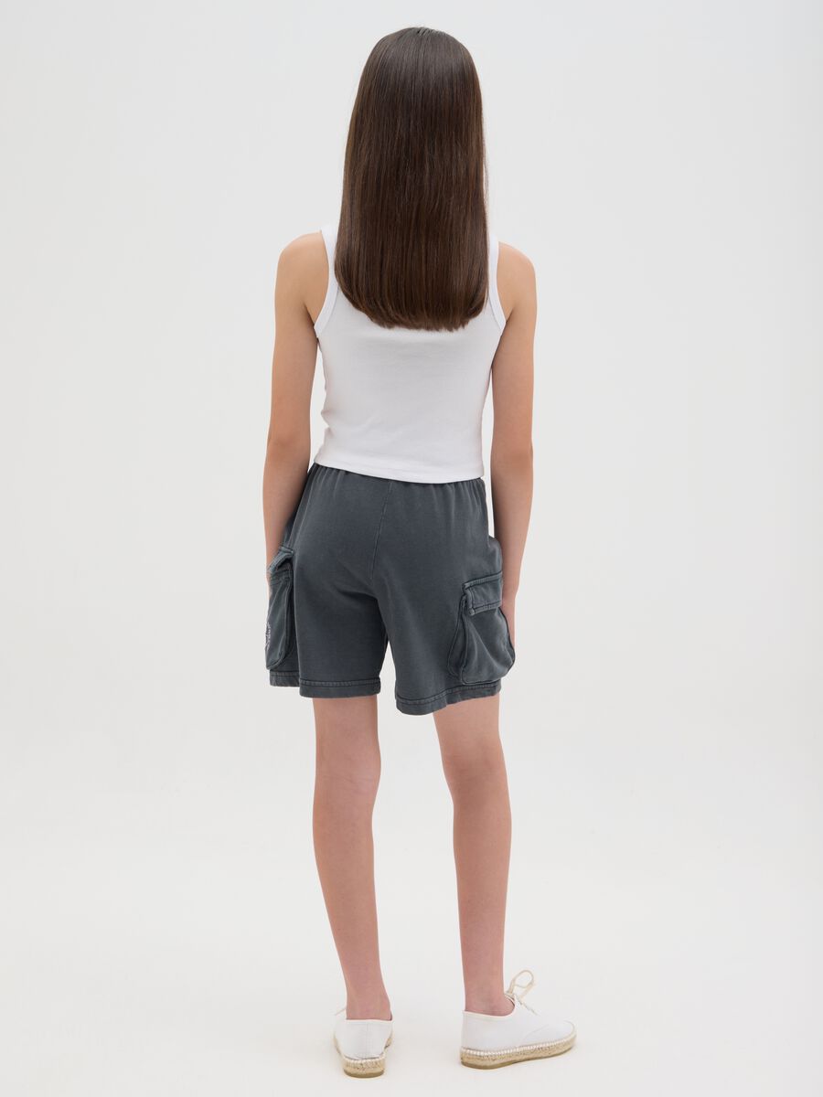 Girls' White Cotton Summer Set - Regular Fit_2