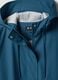 Blue hooded rain jacket with zip, regular fit_6
