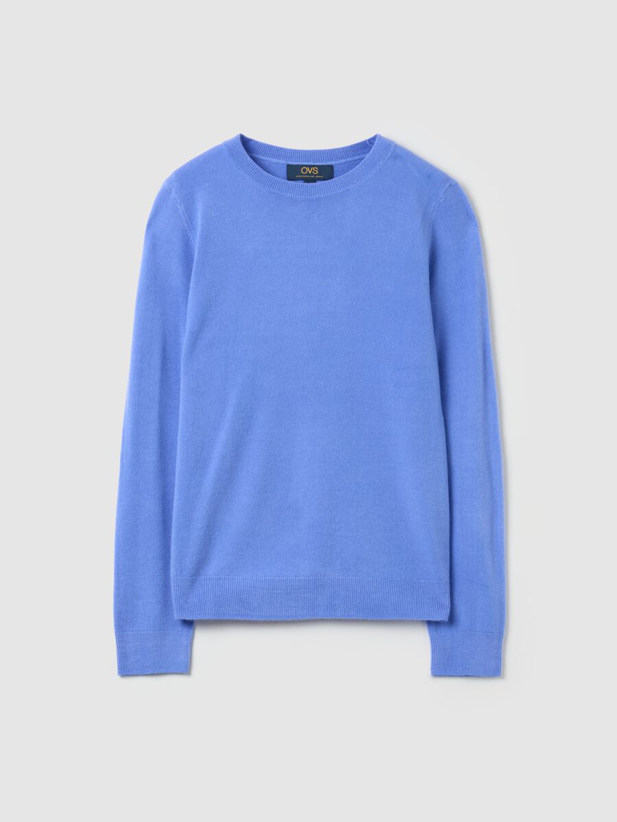 Long-sleeved solid colour jersey_4
