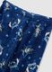 Girl's pyjama in blue and white coral fleece_2