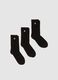 Black Sports Socks Triple Pack_0