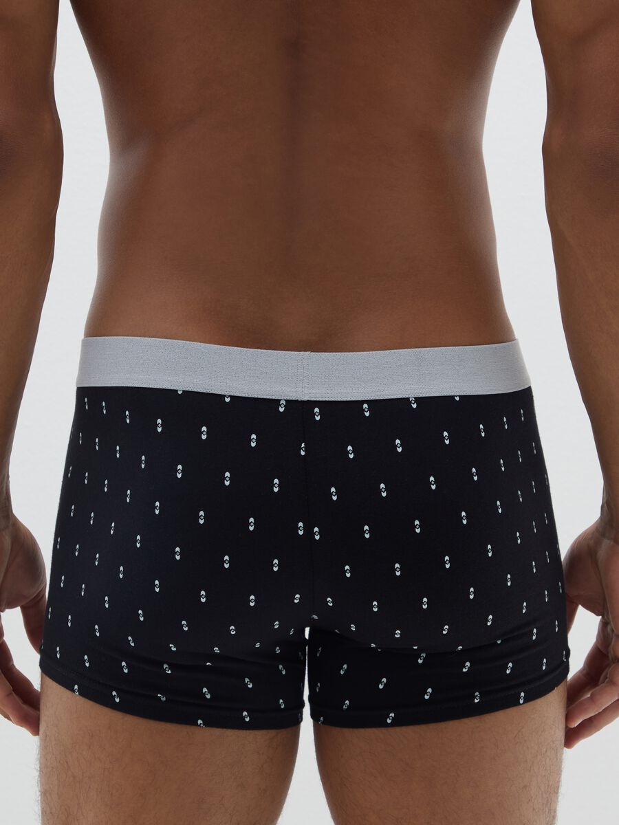 Set of multicolour cotton stretch briefs, regular fit_2