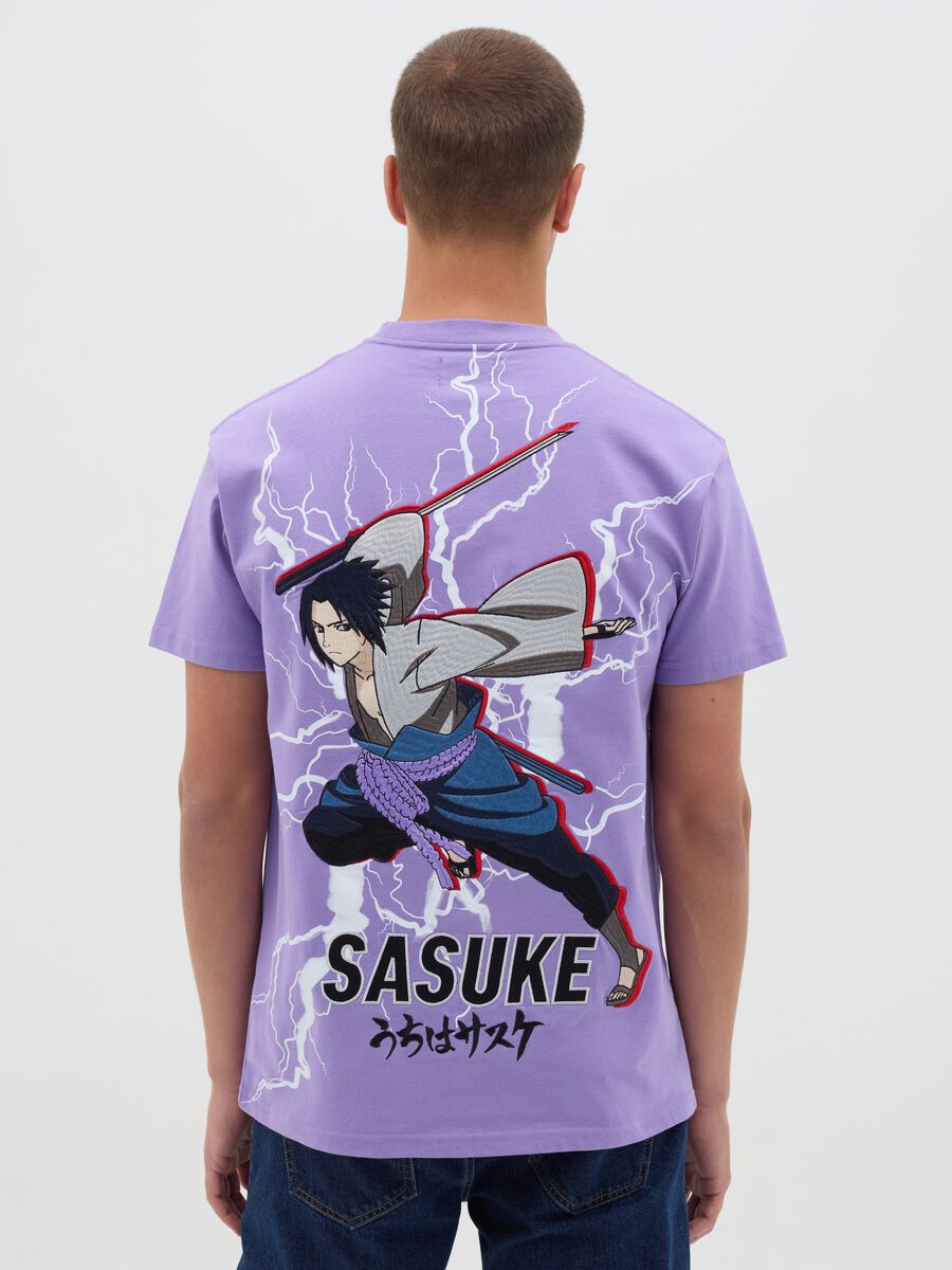 Purple Cotton Manga T-shirt_3