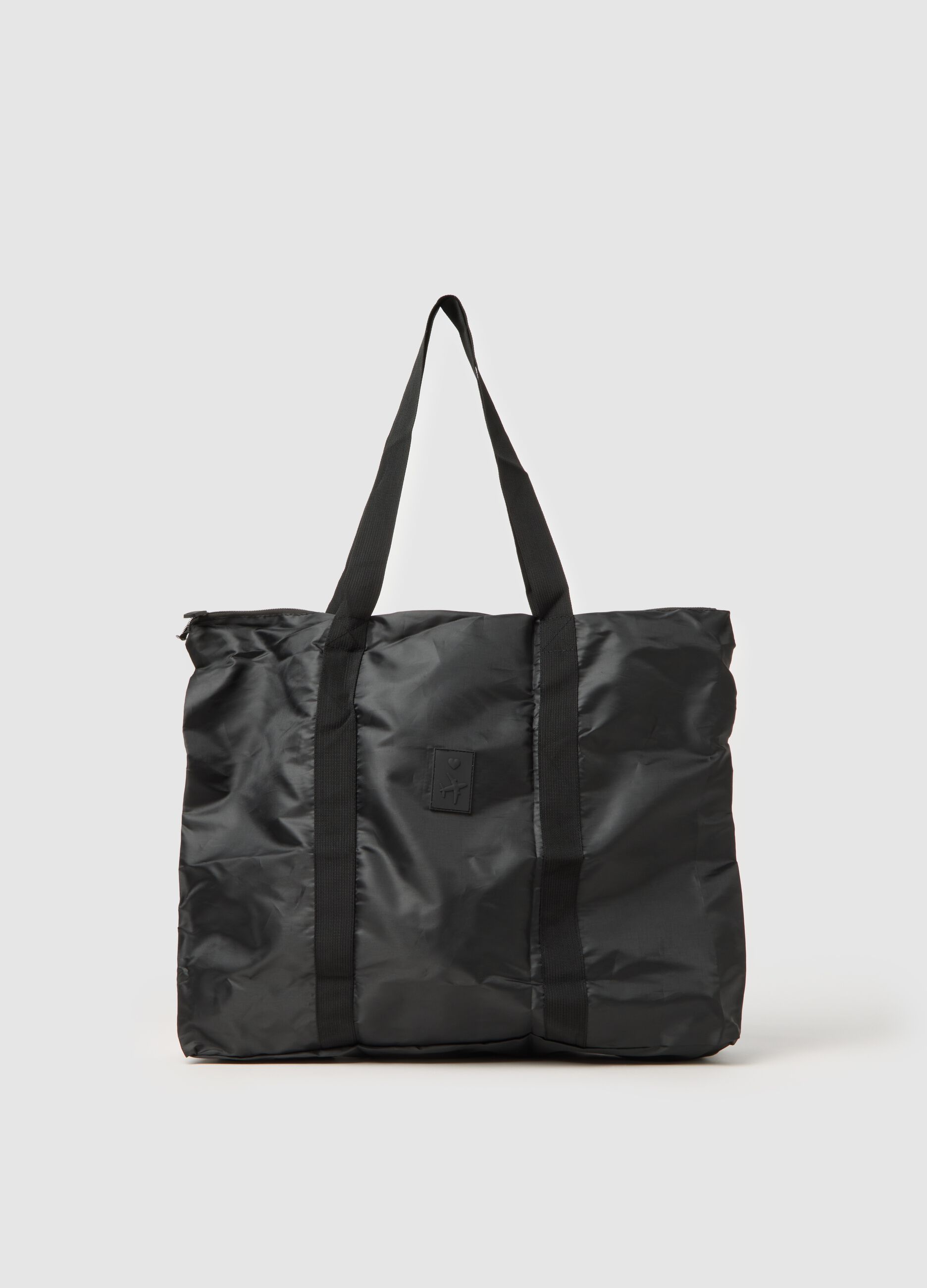 Black shopper bag