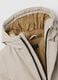 Beige Padded Jacket with Hood_2