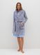 Grey dressing gown with belt_0