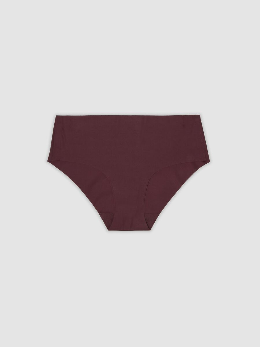 Slip hipster viola in microfibra elasticizzata con vita regular_4