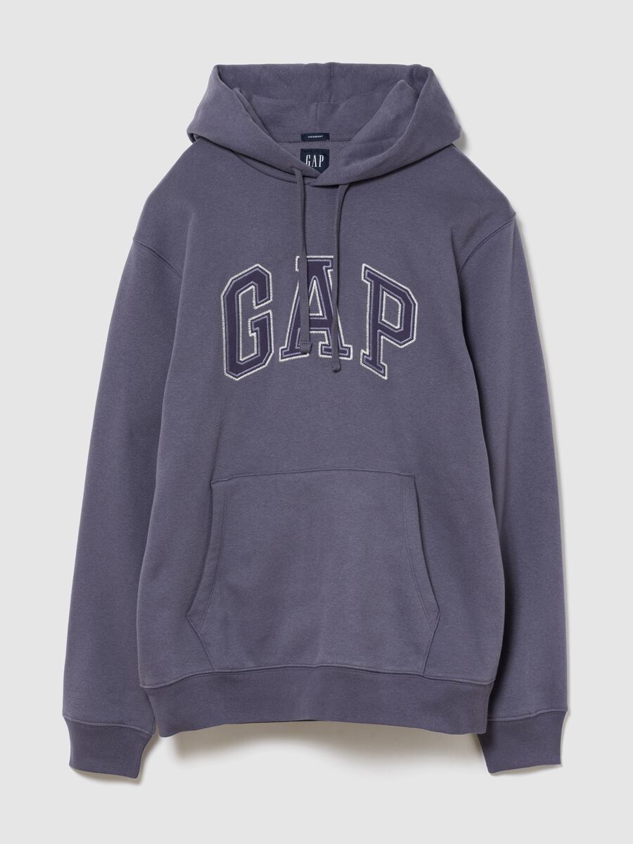 Logo hoodie in cotton blend_3