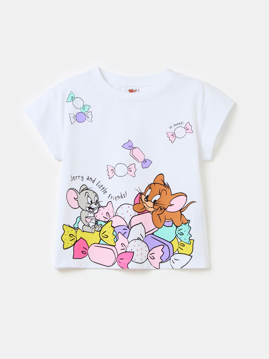 T-shirt con stampa Tom & Jerry_0