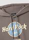 Grey pure cotton sweatshirt regular fit with Hard Rock Cafe logo_5