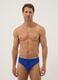 Blue stretch swim briefs_0