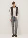 Grey Slim Fit Distressed Pure Cotton Jeans_0