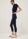 Blue stretch cotton skinny-fit leggings_0