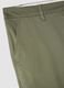 Regular fit stretch cotton green chino trousers_5