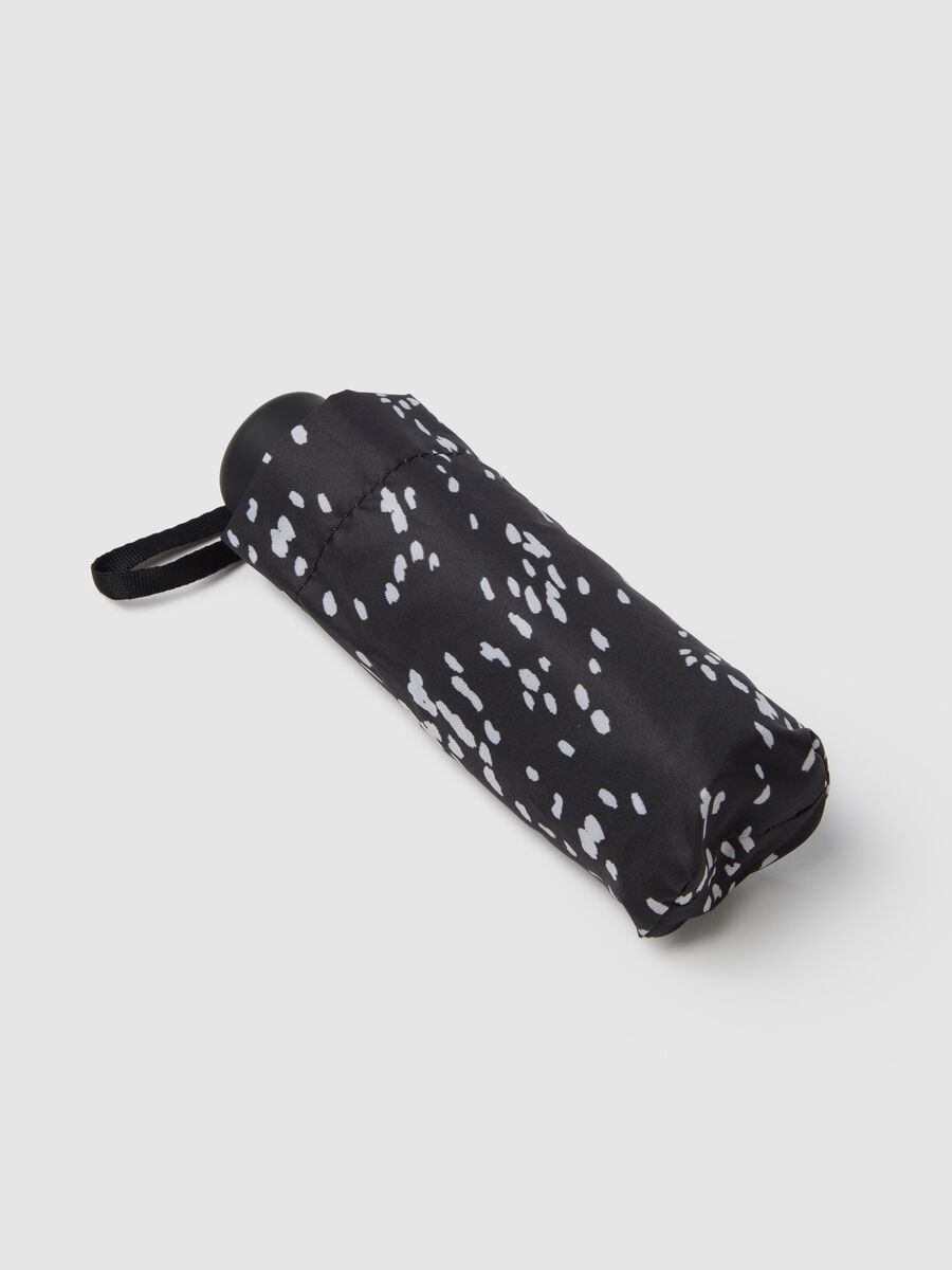 Foldable Polka Dot Umbrella_0