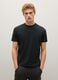 Black cotton blend t-shirt regular fit_0
