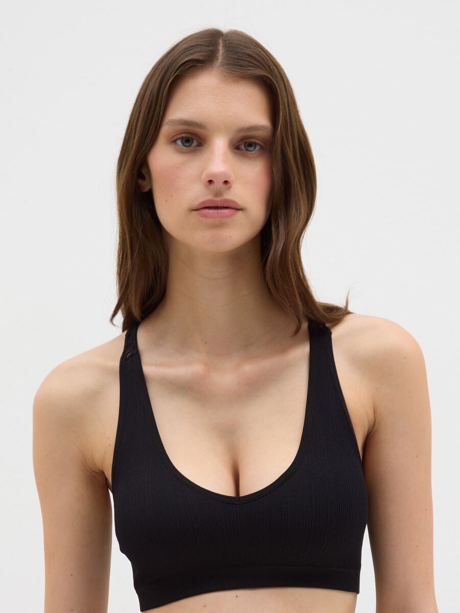 Black bra_0