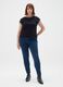 Black Stretch Short-Sleeve Top_1