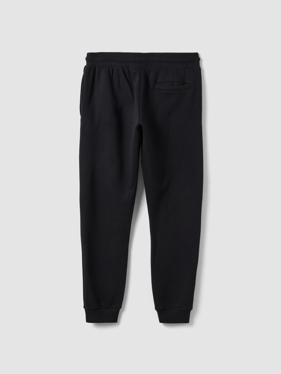 Pantaloni sportivi neri in misto cotone con stampa Miami Heat_2