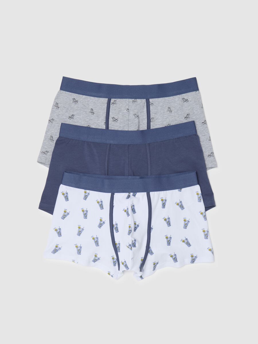 Three-pack boxers in stretch cotton with print_4