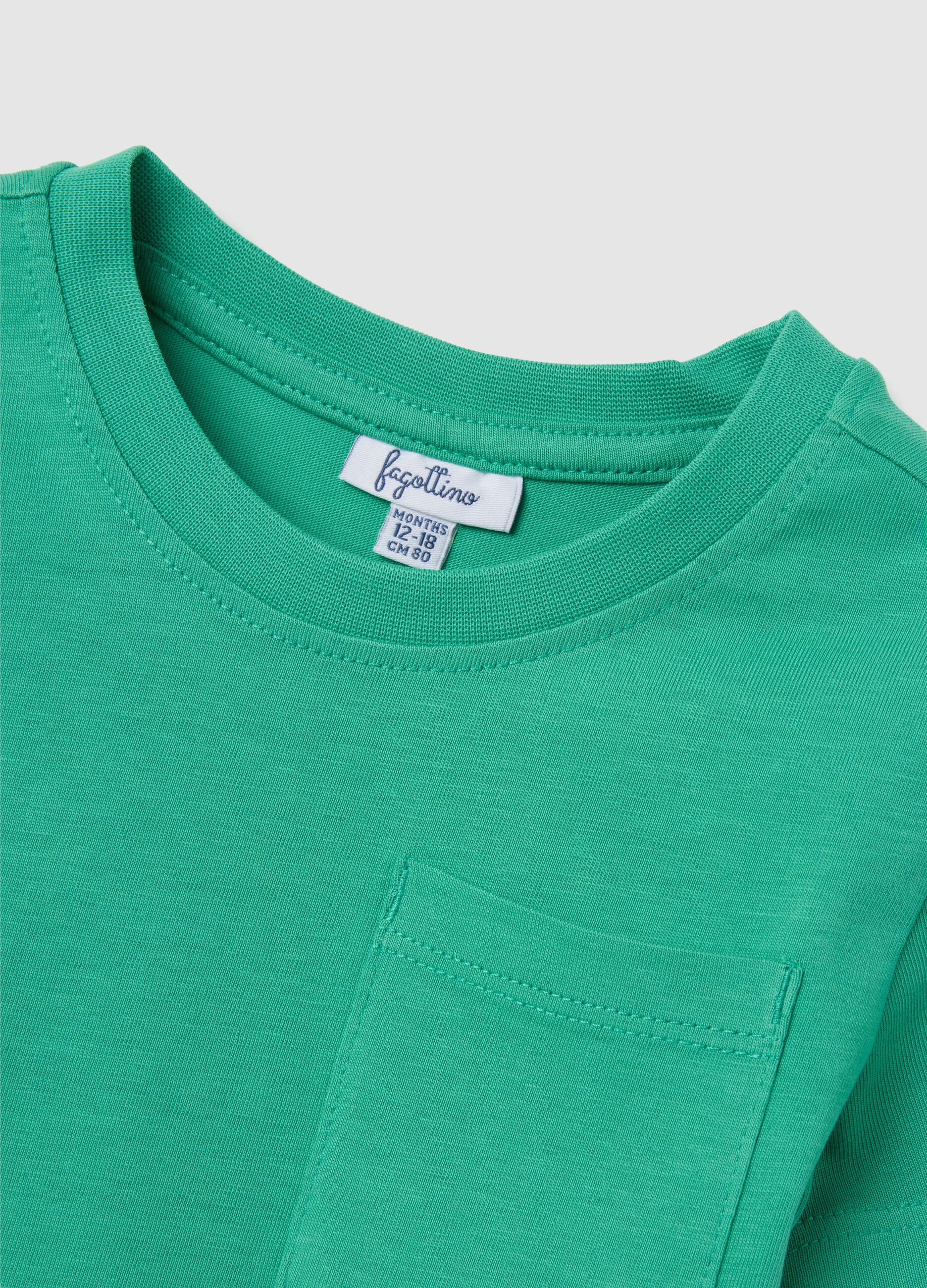 Baby T-shirt in pure cotton multicolour regular fit