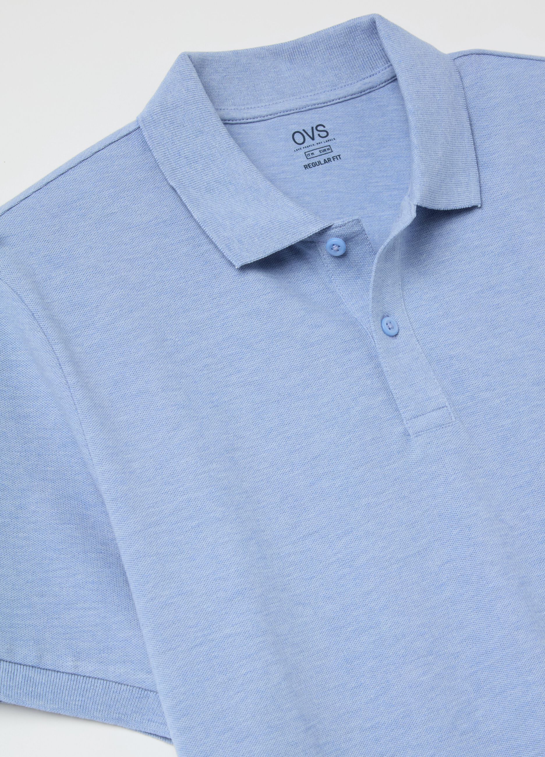 Polo regular fit in cotone 