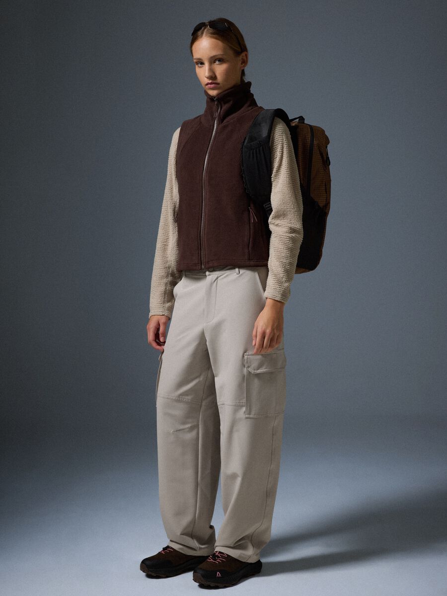 Gilet in Pile Full Zip 2 Way Stretch ALTAVIA WITH DEBORAH COMPAGNONI_0