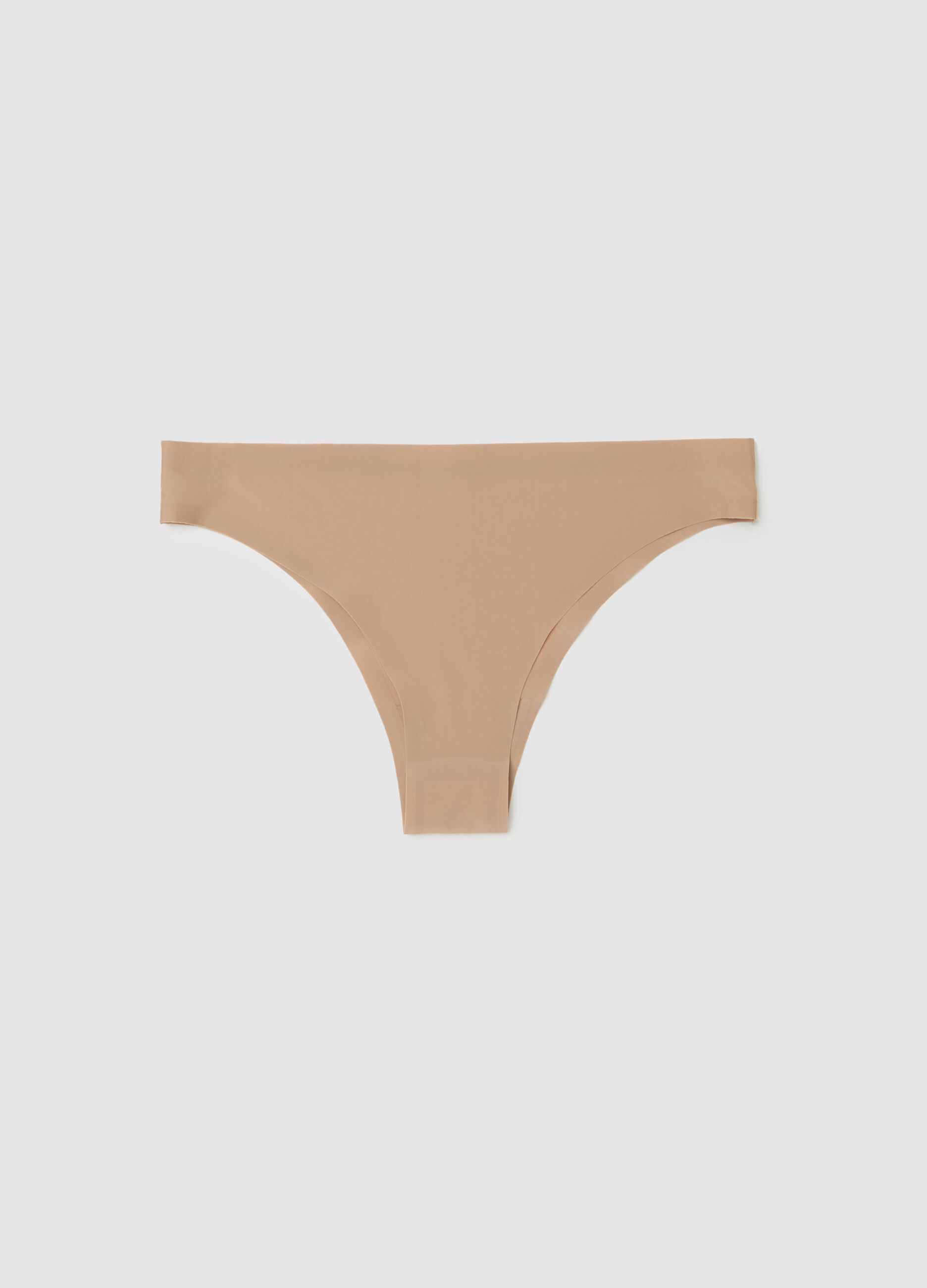 Two-pack Brazilian-cut briefs in seamless microfibre