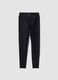 Leggings neri in tessuto elasticizzato traspirante a vita alta ALTAVIA STUDIO_6