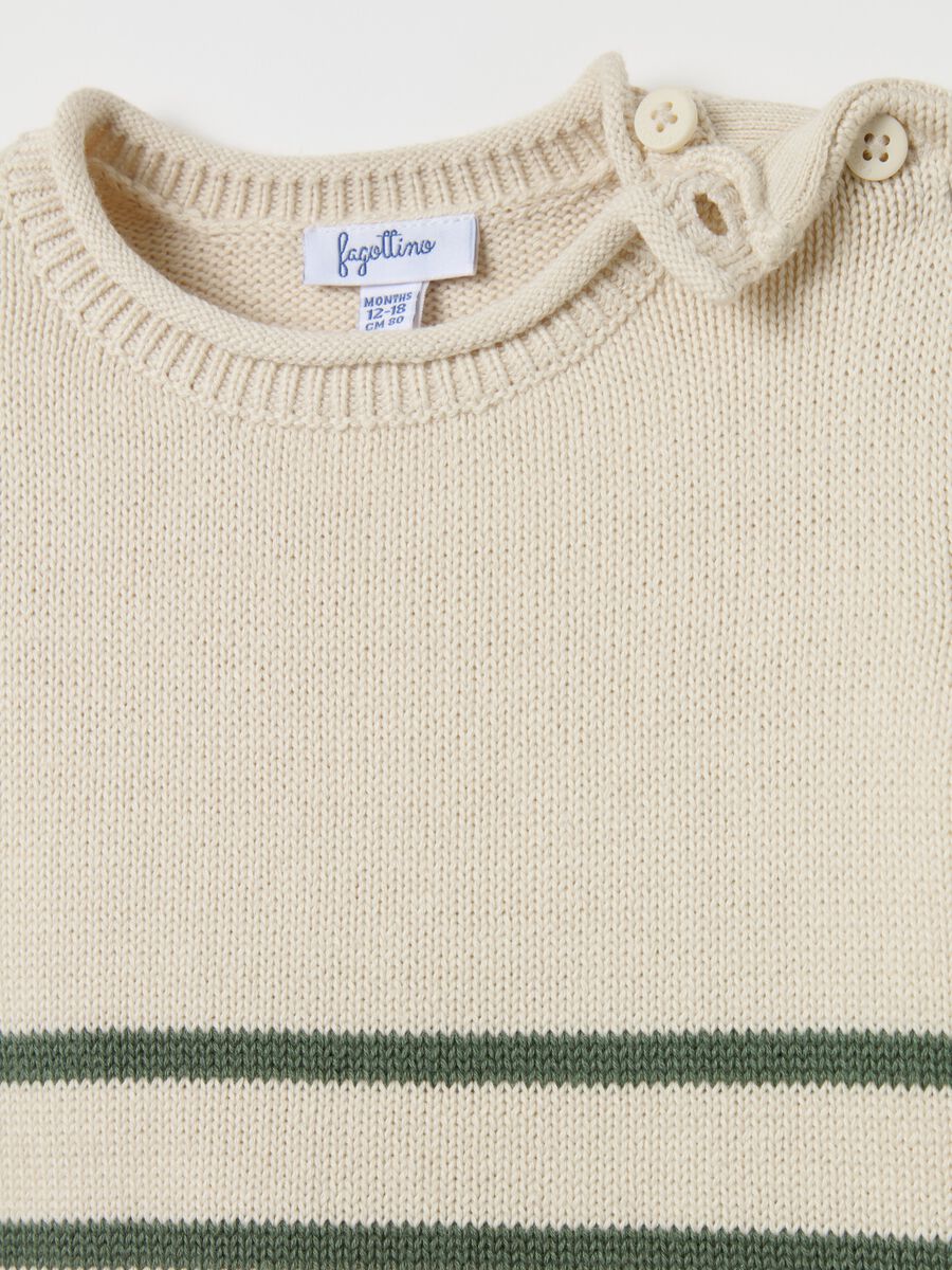 Striped pullover in cotton_3