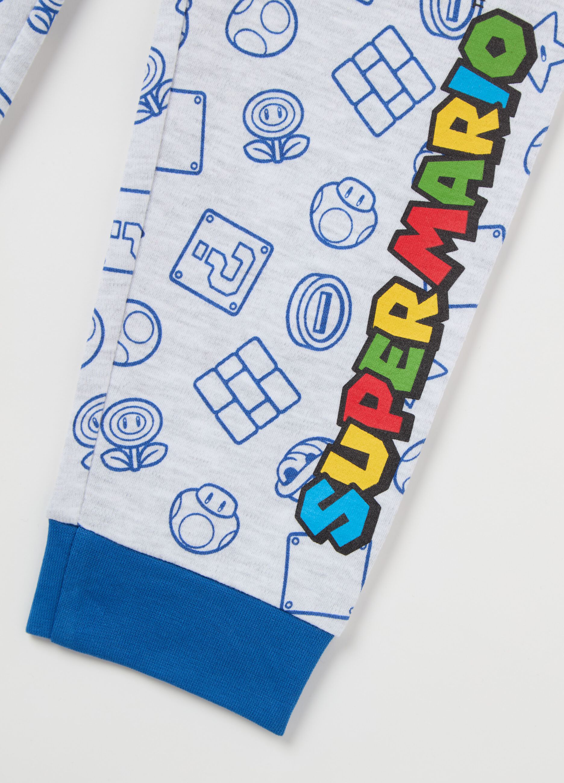 Pigiama in cotone con stampa Super Mario™