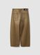 Brown pure cotton barrel-fit jeans_2