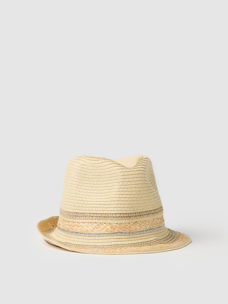 Light Beige Women's Straw Hat_0