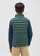 Regular fit waterproof green boy's vest_1