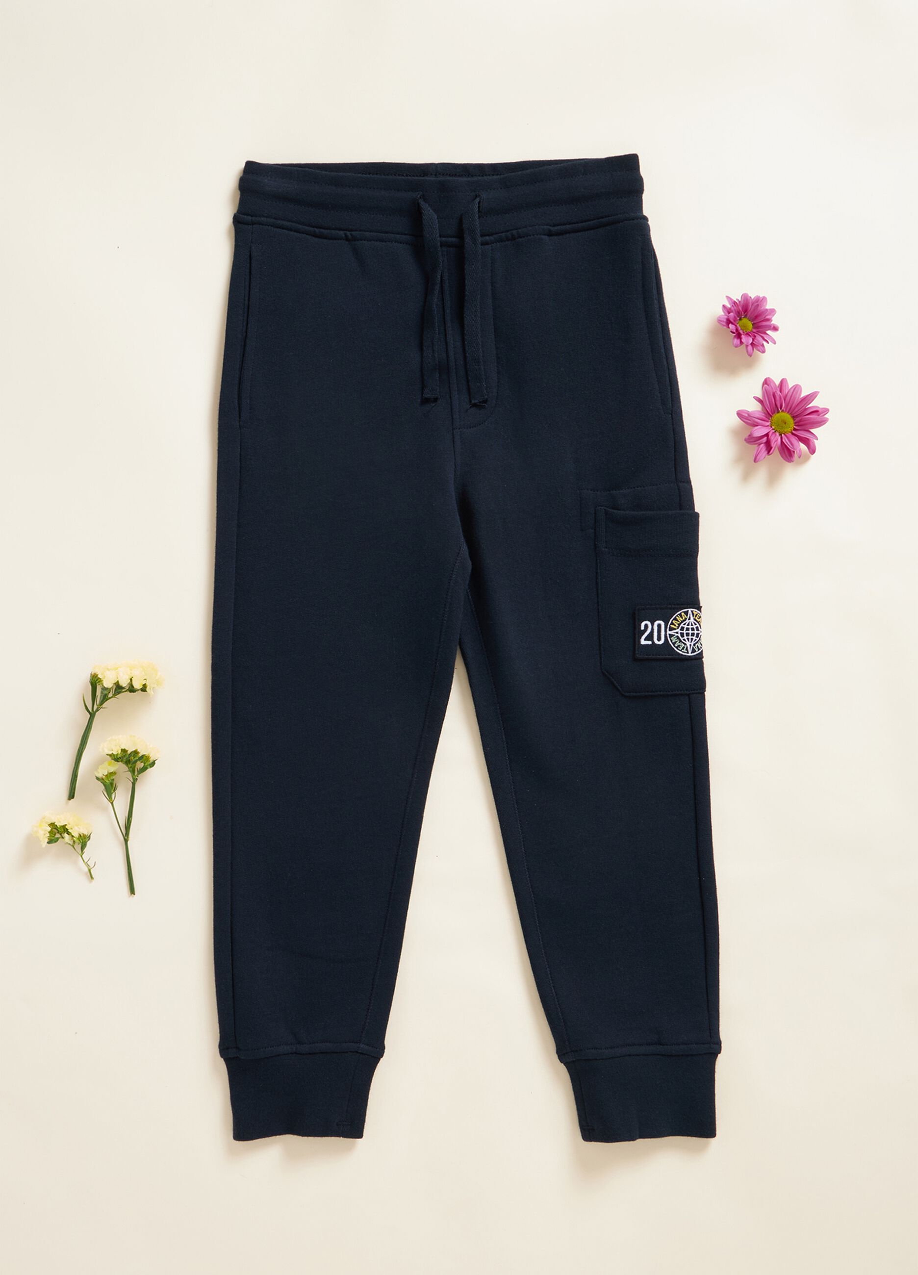 Joggers in felpa di puro cotone IANA