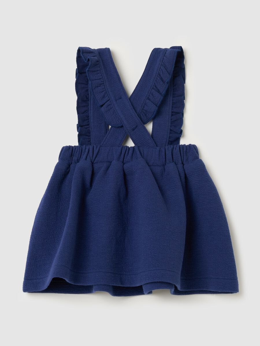 Pinafore in fleece with frills_1